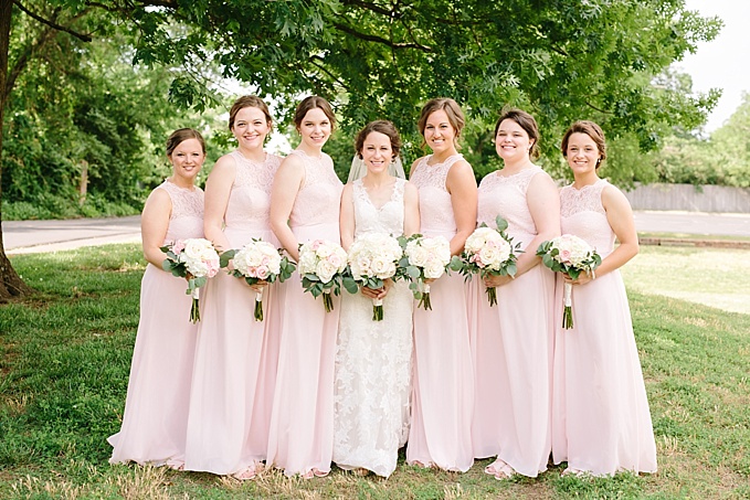 Blush Bridesmaid Dresses