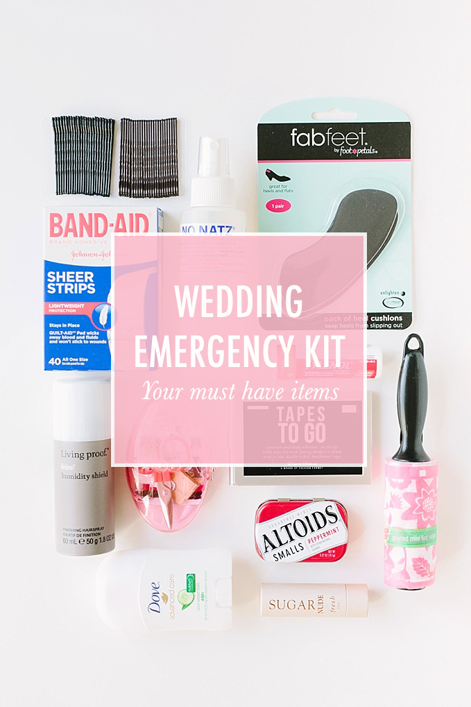 Wedding Emergency Kit: What you need to have packed in case