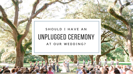 Unplugged Wedding Ceremony - Charleston Wedding Photographer