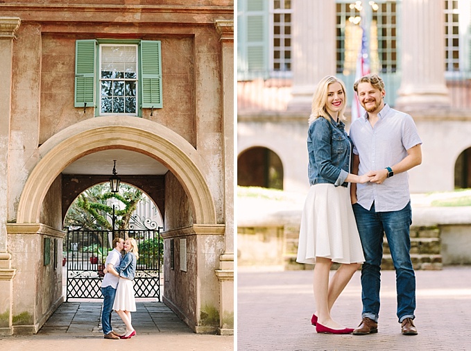 Charleston Engagement Session, College of Charleston Engagement by Wild Cotton Photography