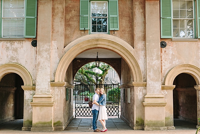 Charleston Engagement Session, College of Charleston Engagement by Wild Cotton Photography