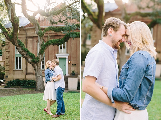 Charleston Engagement Session, College of Charleston Engagement by Wild Cotton Photography