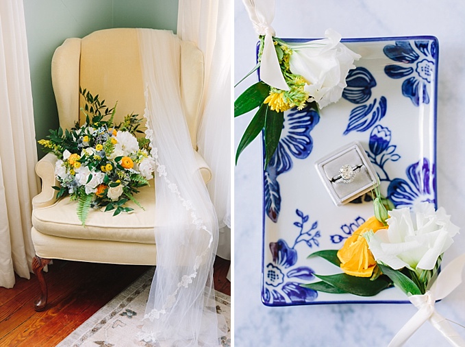 Blue & Yellow Legare Waring House Wedding by Wild Cotton Photography