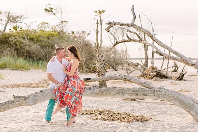 Beach Engagement by Wild Cotton Photography