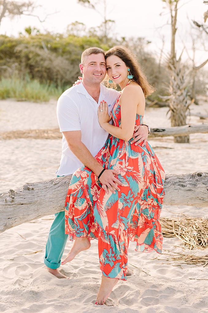 Beach Engagement by Wild Cotton Photography